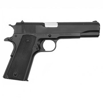 SDS Imports 1911 A1 Service 45 ACP 5 8+1 Black Cerakote Steel Slide Black Polymer Grip