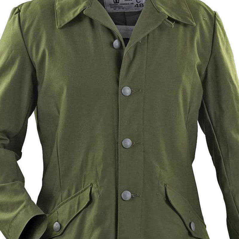 Swedish OD M59 Field Jacket - Large
