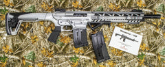 Monastor 102, 12ga Battle Worn White Semi Auto Shotgun 12ga