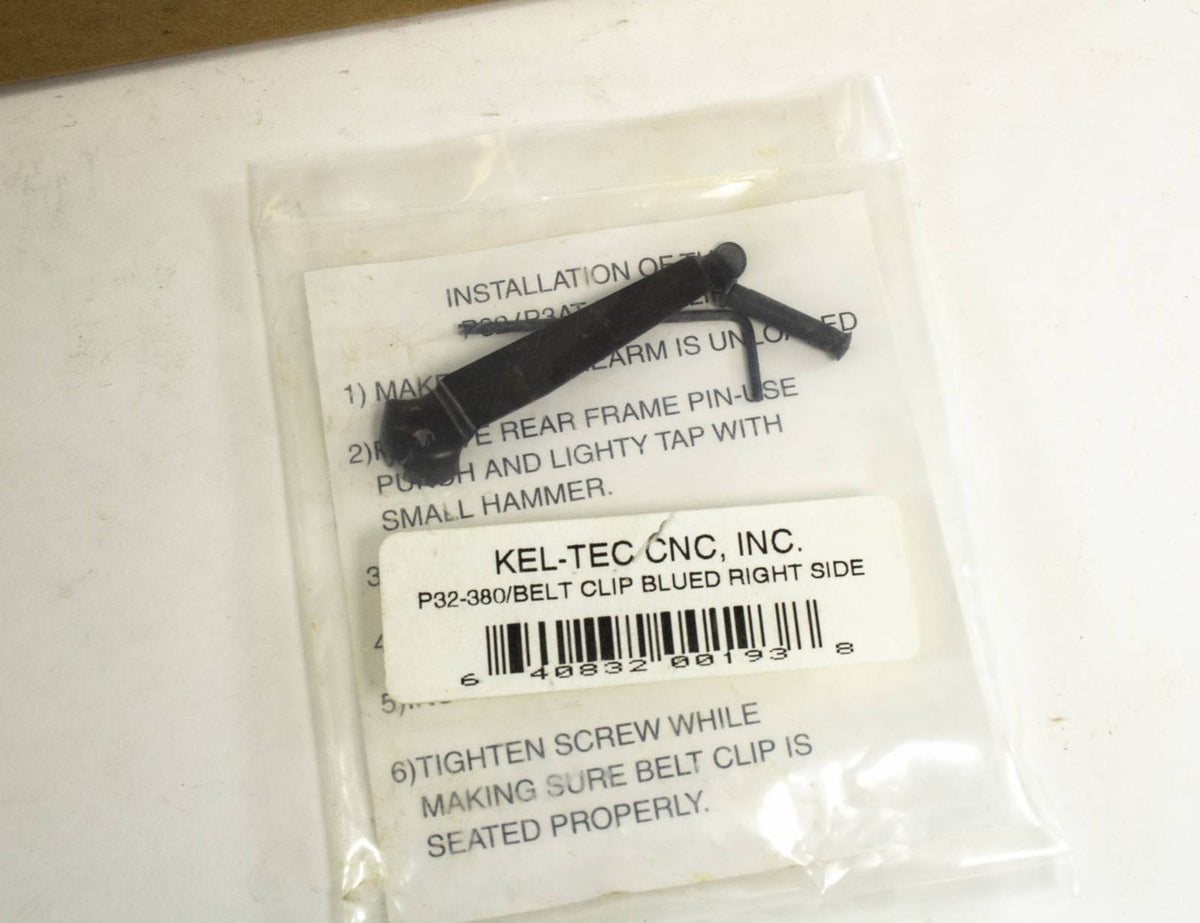 (1) KEL-TEC P32/P3AT BELT CLIP RIGHT SIDE