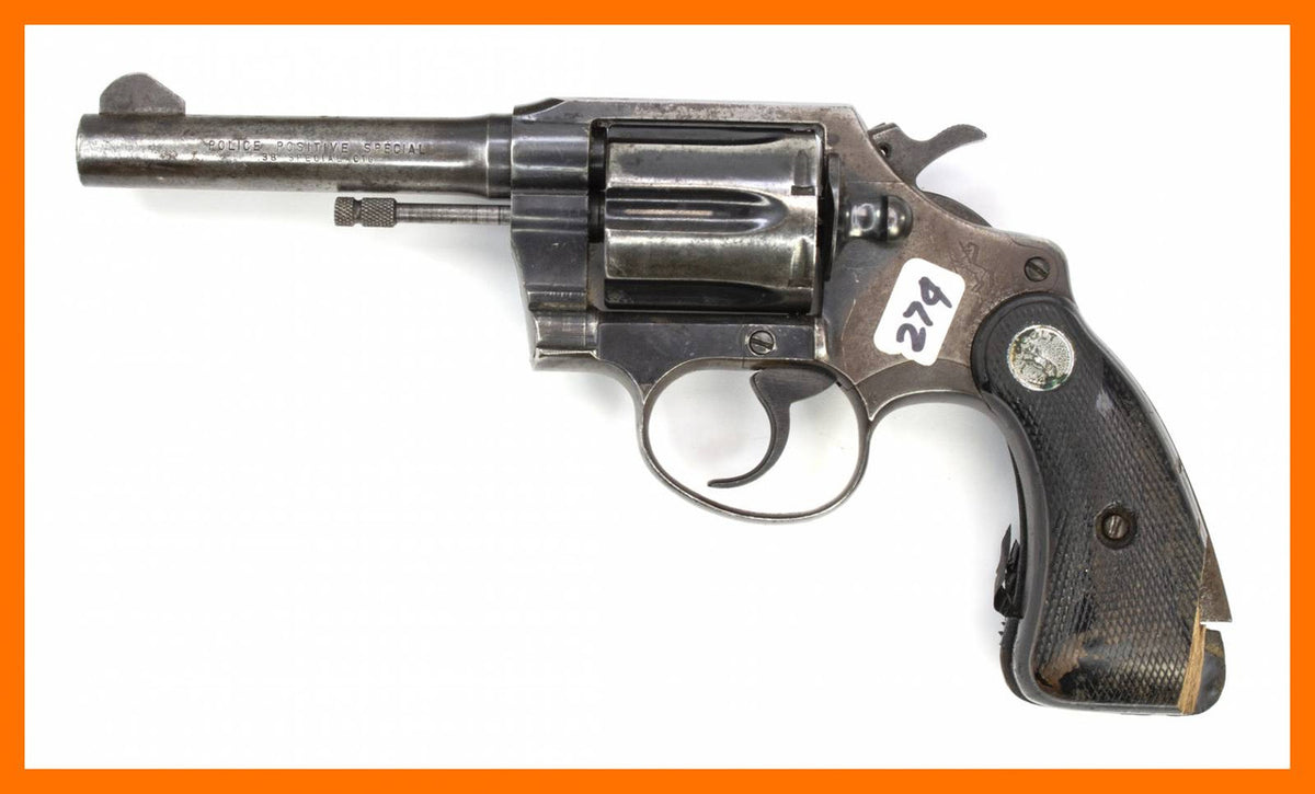 Colt Police Positive Revolver, .38 Special, 4 Barrel, Blued9070