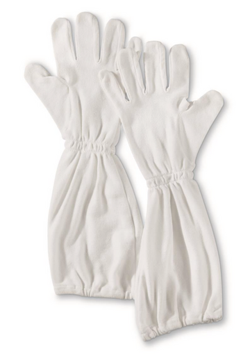 GERMAN WHITE FLAME RETARDENT GLOVES LIKE NEW