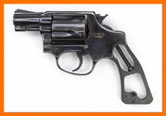 S&W 36 .38SPL 2" BARREL, BLUE, FIXED SIGHT SQUARE BUTT