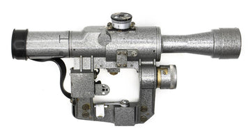 SVD Dragunov Scope 4x24 POSP -400m Range Finding Reticule Calibrated For 1.7m Height - Red Illuminated Reticle