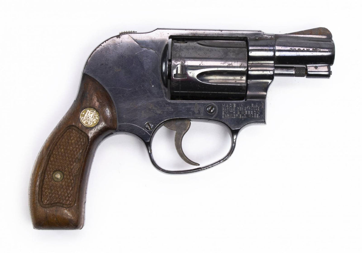 S&W 49 Revolver, .38 Special, 2" Barrel, Fixed Sights, Round Butt Blued