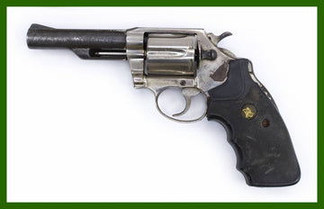 Colt Police Positive Revolver, .38 Special, 4 Heavy Barrel, Nickel