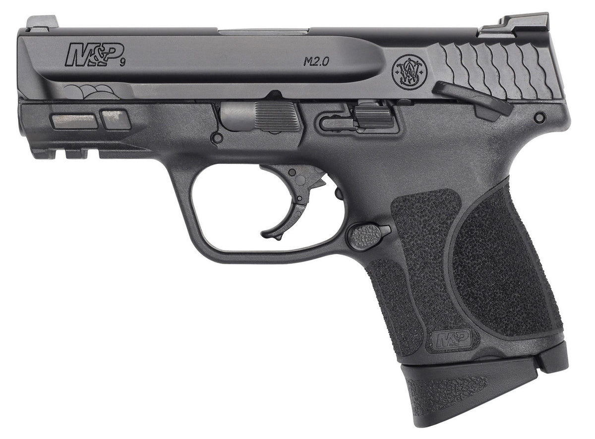 Smith & Wesson 13010 M&P M2.0 Compact *MA Compliant 9mm Luger 3.60 10+1 TS Black Black Armornite Stainless Steel Slide Black Polymer Grip