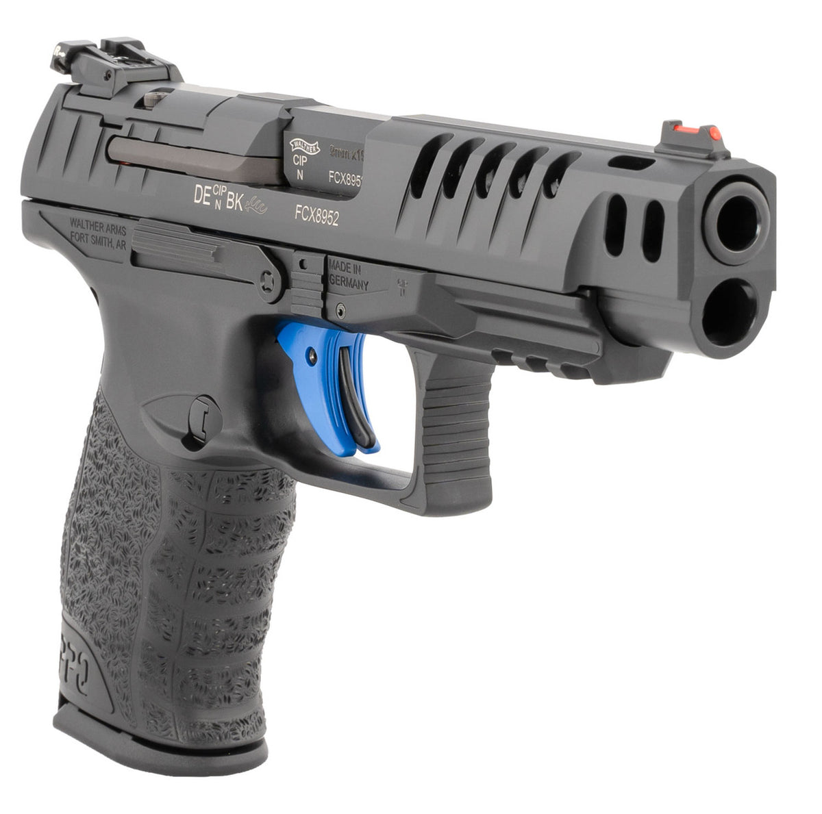 Walther Arms 2846926 PPQ M2 Q5 Match 9mm Luger 5 15+1 Black Black Tenifer Slide Black Polymer Grip