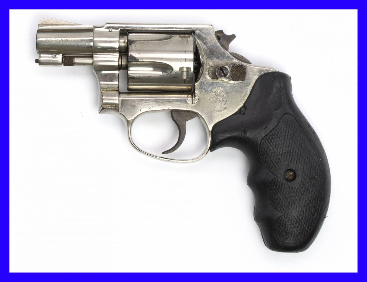 S&W 32-1 38 S&W 2 BARREL NCKL FIXED SIGHTS ROUND BUTT