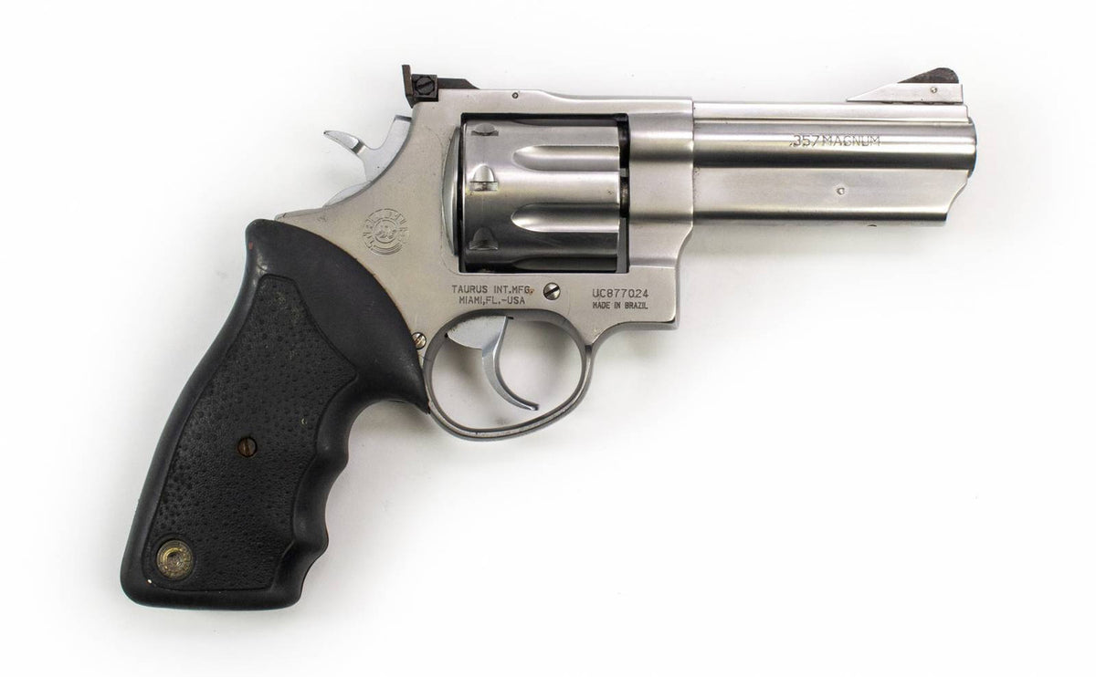 TAURUS 608 357 MAG 4 BARREL STAINLESS STEEL REVOLVER-USED