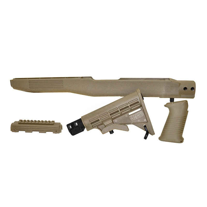 Tapco 16780 Intrafuse SKS T6 Collapsible Stock with Bayonet Cut Composite FDE