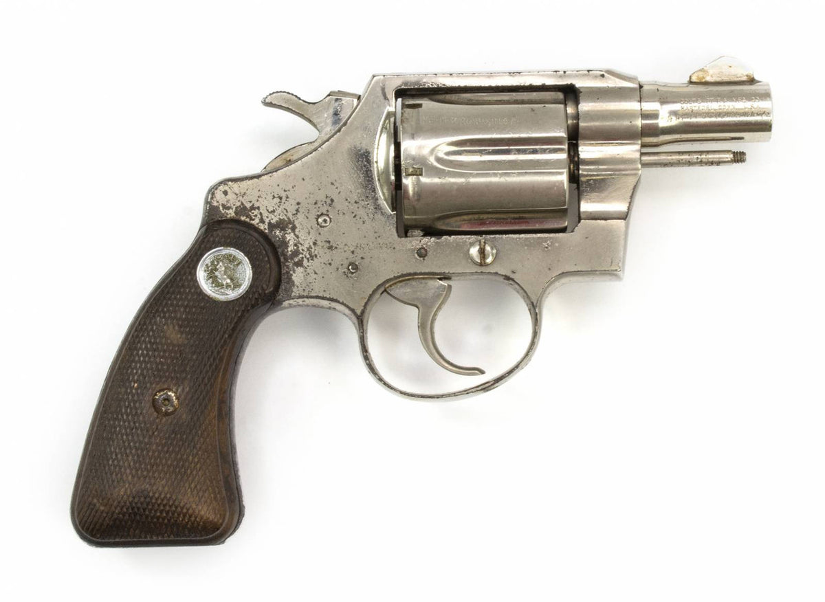 Colt Cobra Revolver, .38 Special, 2" Barrel, Nickel