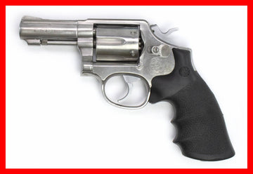S&W 65-5 357 MAG 3 STAINLESS STEEL POLYMER GRIP-USED
