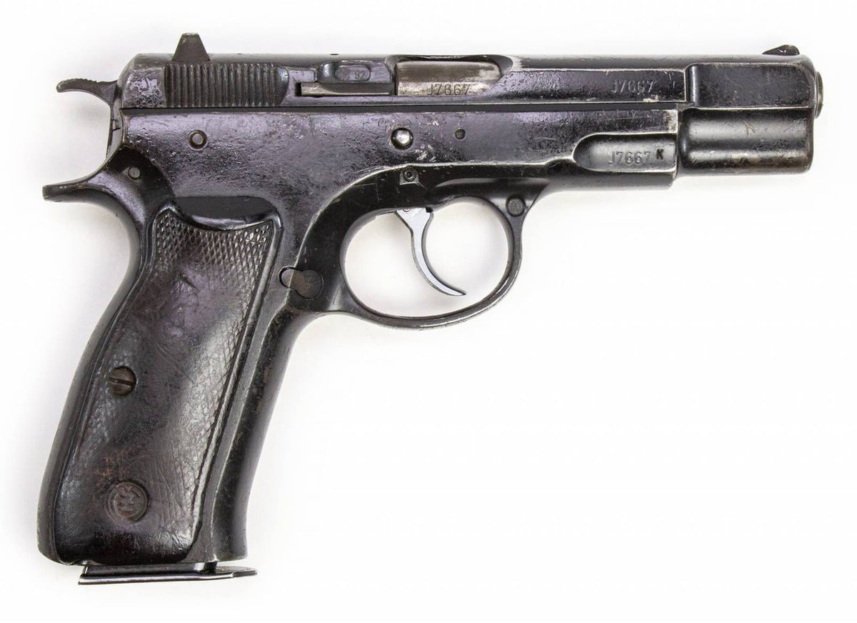 Ceska CZ75 9mm Caliber Black Pistol - Used Condition7870