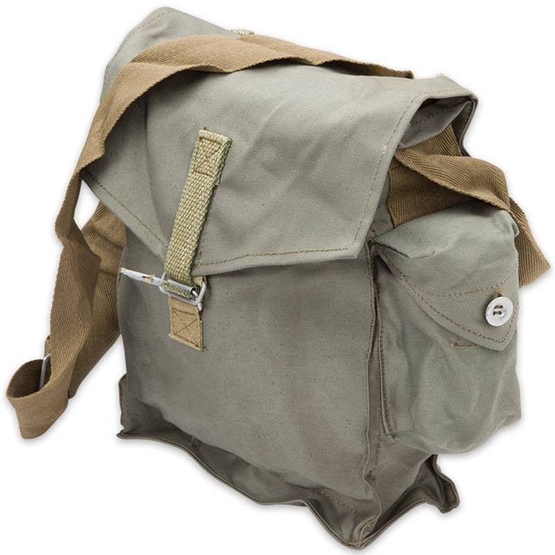 2-Pack Polish Grey Large Gas Mask Bag - Used