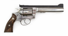 Ruger Police Service Six Revolver, .357 Magnum, 5.75 Bull Barrel, Stainless Steel