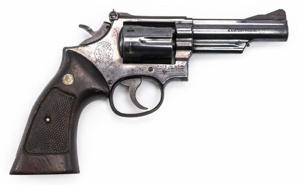 S&W 19-4, .357 Magnum, 4 Barrel, Adjustable Sights, Blued Revolver1015