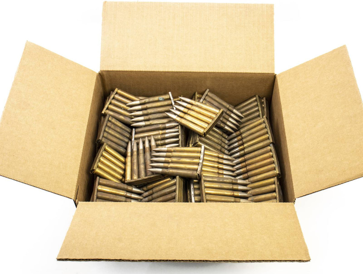 820 Rounds of 8mm Turkish Surplus Ammo on Stripper Clips