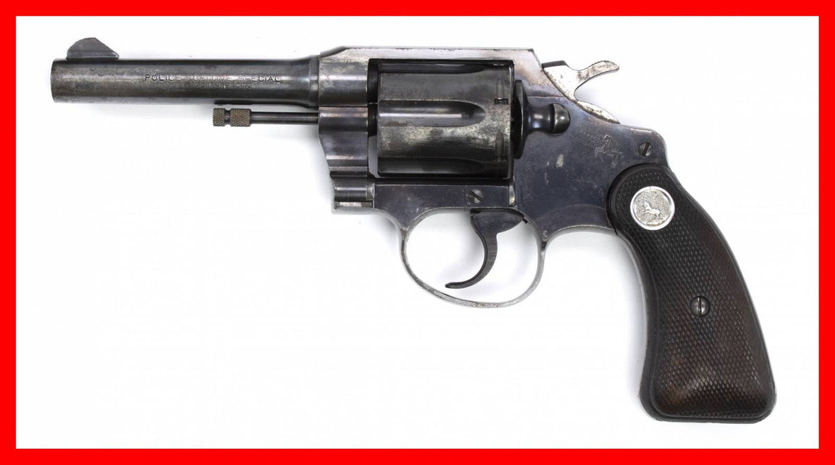 COLT POLICE POSITIVE 32 COLT SPECIAL 3RD ISSUE 4 BARREL ROUND BUTT BLUED