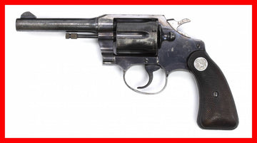 COLT POLICE POSITIVE 32 COLT SPECIAL 3RD ISSUE 4 BARREL ROUND BUTT BLUED