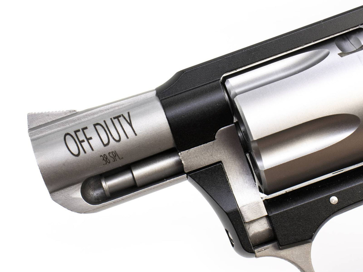Charter Arms Off Duty  38 Special 5 Round 2 Matte Stainless Black Aluminum Black Rubber Grip