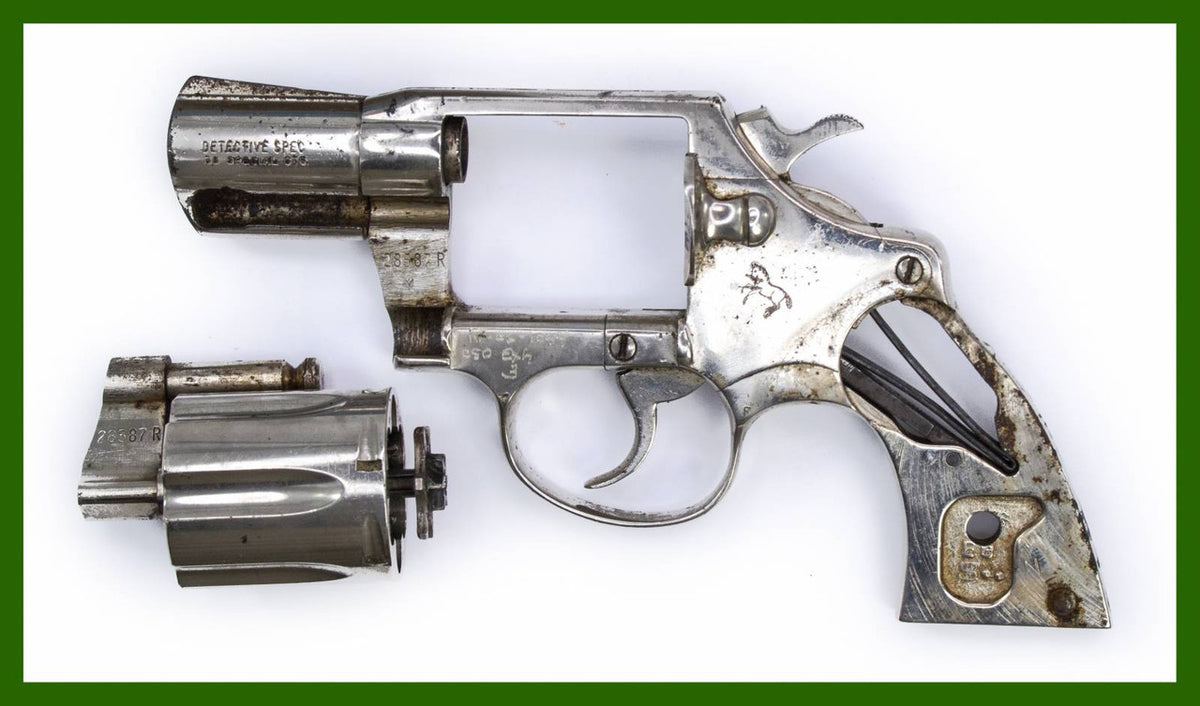 Colt Detective Revolver, .38 Special, 2 Barrel, Nickel4535