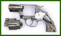 Colt Detective Revolver, .38 Special, 2 Barrel, Nickel4535