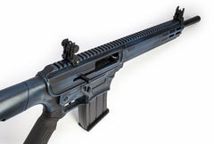 Armelegant 12ga Semi Automatic AR Style Shotgun - Battle-Worn Titanium Blue