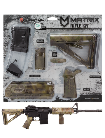 Matrix Diversified Ind MAGMIL62KM Magpul Carbine Accessory Kit  AR-15 Kryptek Mandrake Ambidextrous
