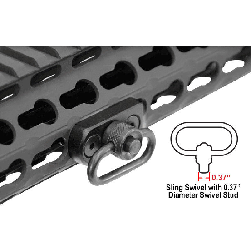 UTG SWIVEL ADAPTOR KEY-MOD ACCEPTS QD SWIVELS
