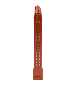 Glock Compatible 9mm 33rd RED Reinforced Steel Lined Polymer Magazine