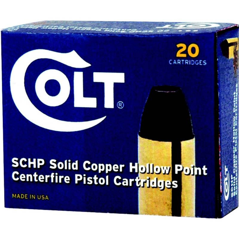 Colt .40 S&W Solid Copper Hollow Point 155GR 20rds