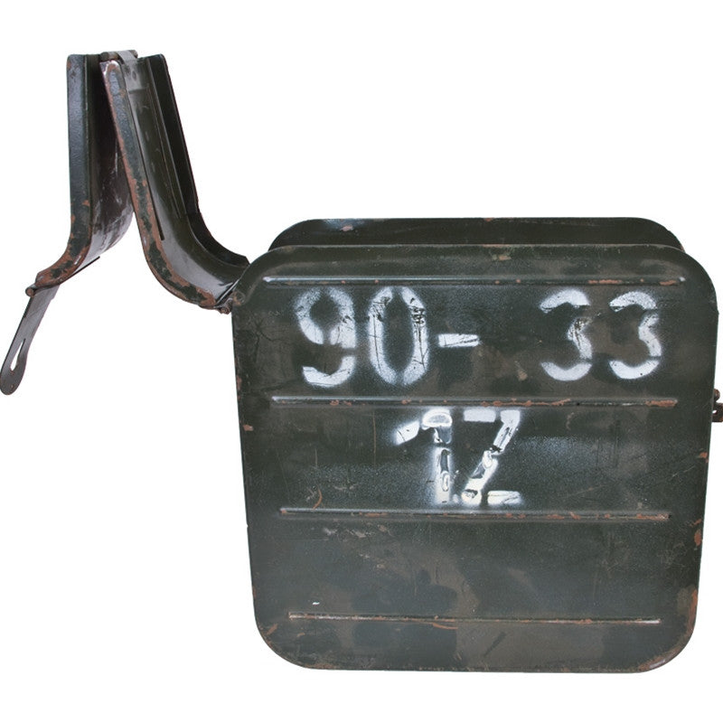 SG-43 Goryunov Ammo Can with Double Hinge and Metal Handle - Reenactor's Grade