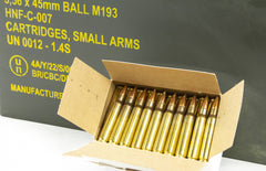 1000 Round Can of 5.56 FMJ M193 Ball Ammunition