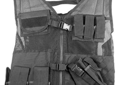 NCStar CTVL2916B Tactical  Vest XL-XXL Black PVC/Mesh Webbing