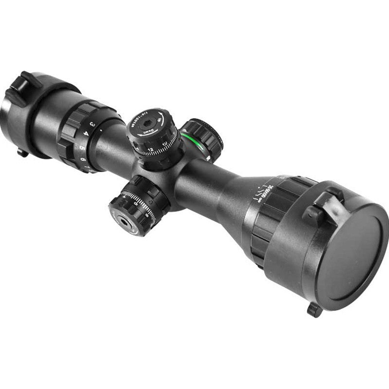 UTG SCPM392AOLW BugBuster 3-9x 32mm Obj 37.70-14.00 ft @ 100 yds FOV 1 Tube Black Finish Illuminated Red/Green Mil-Dot
