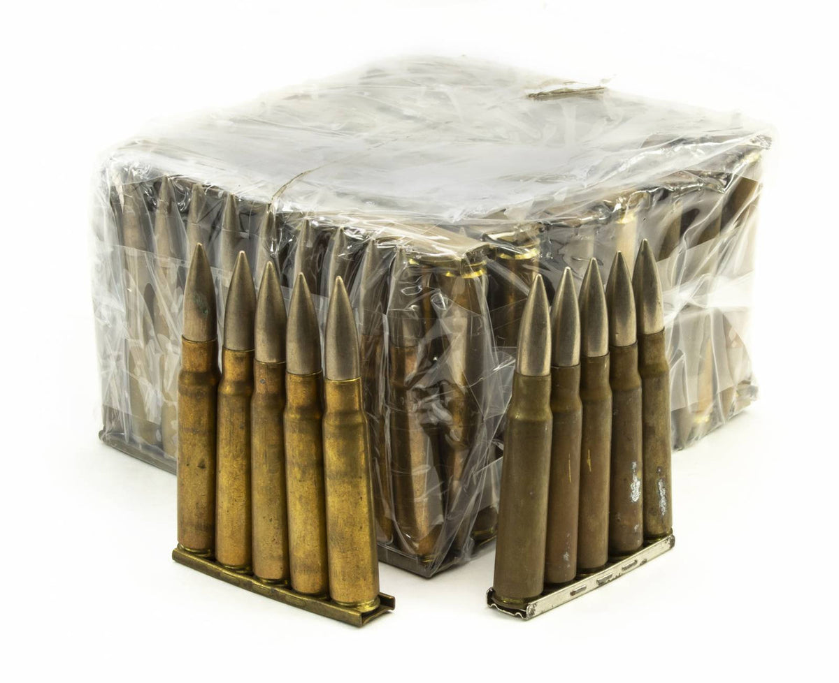 8mm Turkish Surplus Ammo 150rd Pack - 5rds per Stripper Clip
