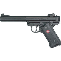 Ruger 40101 Mark IV Target 22 LR 5.50 10+1 Blued Frame Blued Steel Slide Black Checkered Polymer Grip