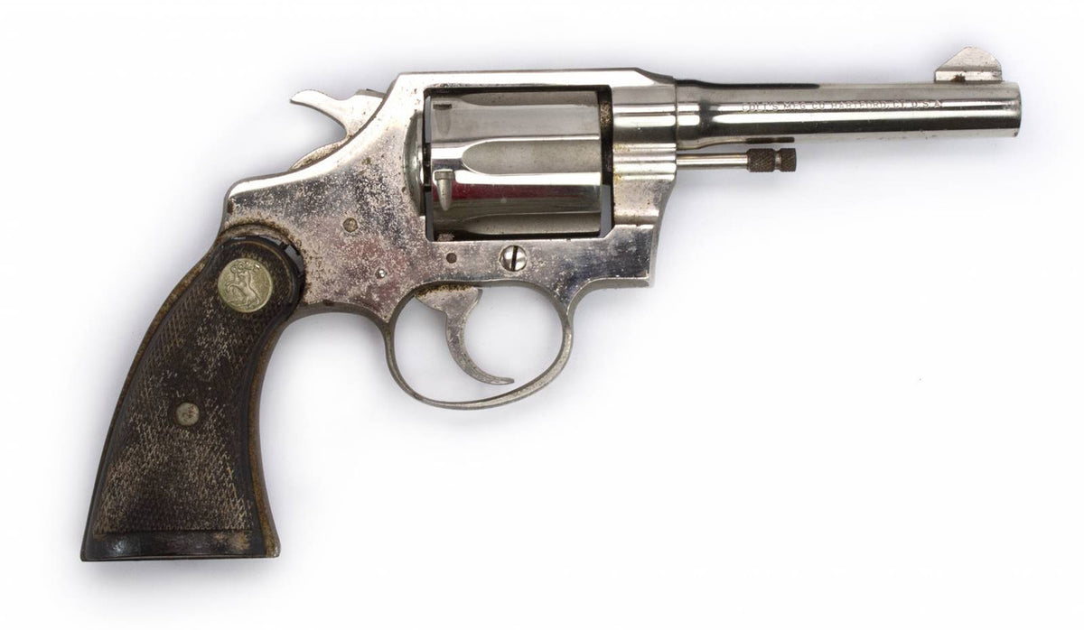 Colt Police Positive Special Revolver, .38 Special, 4 Barrel, Nickel1806