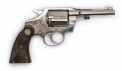 Colt Police Positive Special Revolver, .38 Special, 4 Barrel, Nickel1806