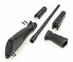 COMBO US AK Barrel + US AK Black 4 Piece Stock Set