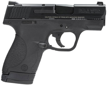 Smith & Wesson 180021 M&P 9 Shield 9mm Luger 3.10 7+1 & 8+1 Black Stainless Steel, Polymer Grip