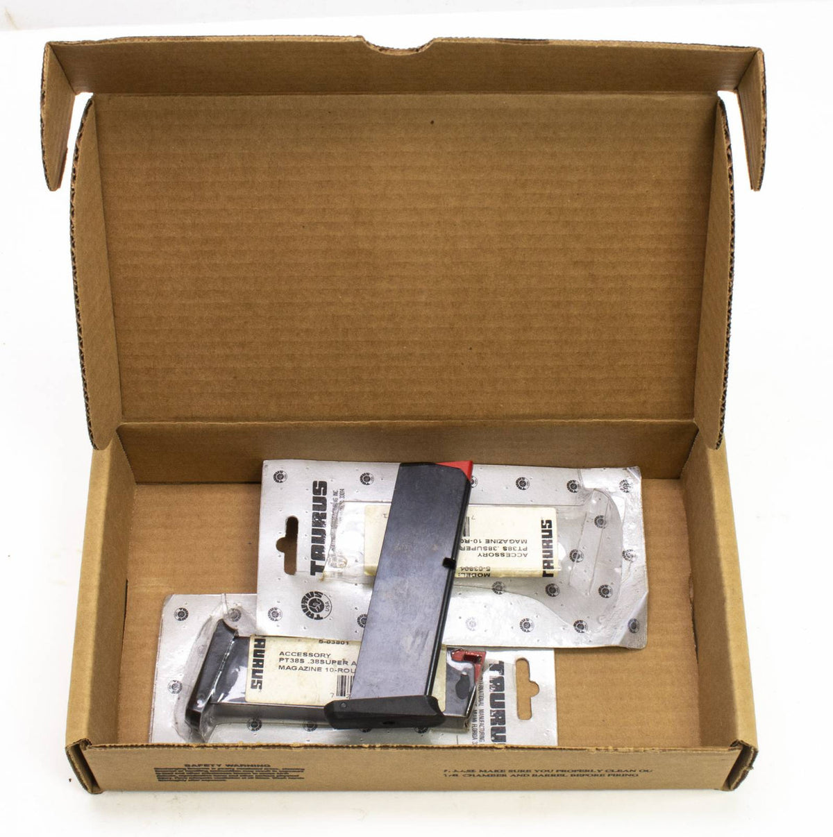 (2) TAURUS PT38S 38 SUPER 10RD MAGAZINES