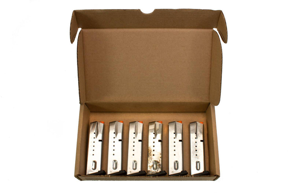 6 Pack - Used S&W 6900/5900 Series 9mm 15 Round Magazines