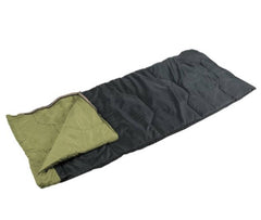 QUECHUA SLEEPING BAG W/GREEN LINING NEW
