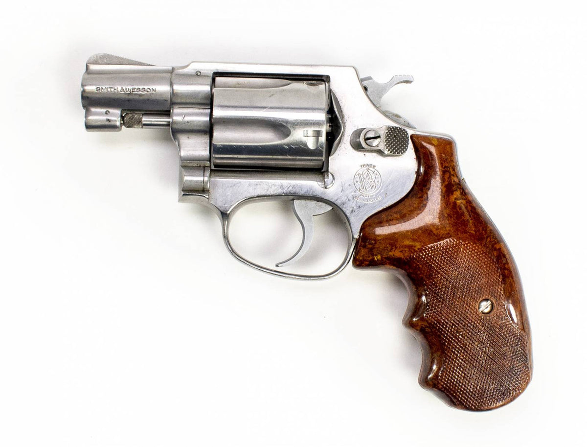 S&W 60 .38 Special 1 7/8' Barrel Stainless Steel Custom Grips Revolver6036