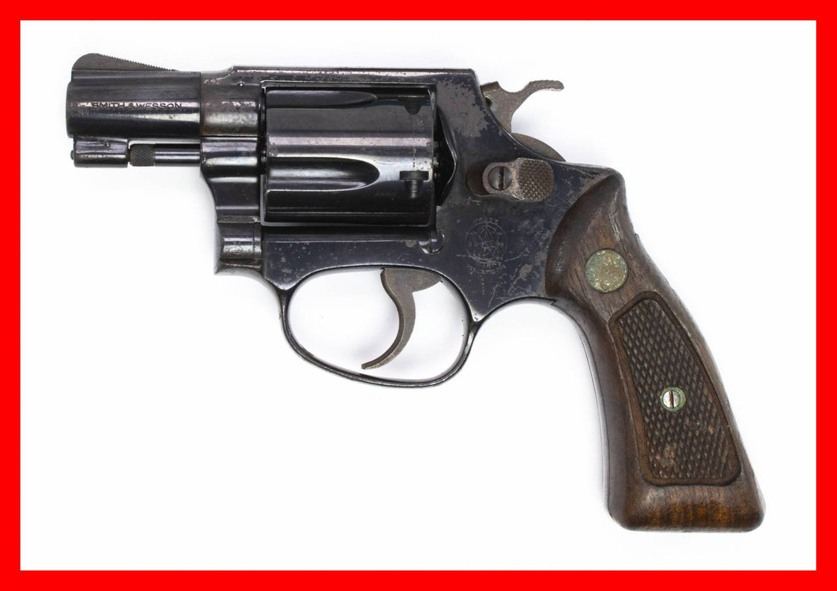 S&W 36 38 SPECIAL 2 BARREL BLUED FIXED SIGHT SQUARE BUTT1036