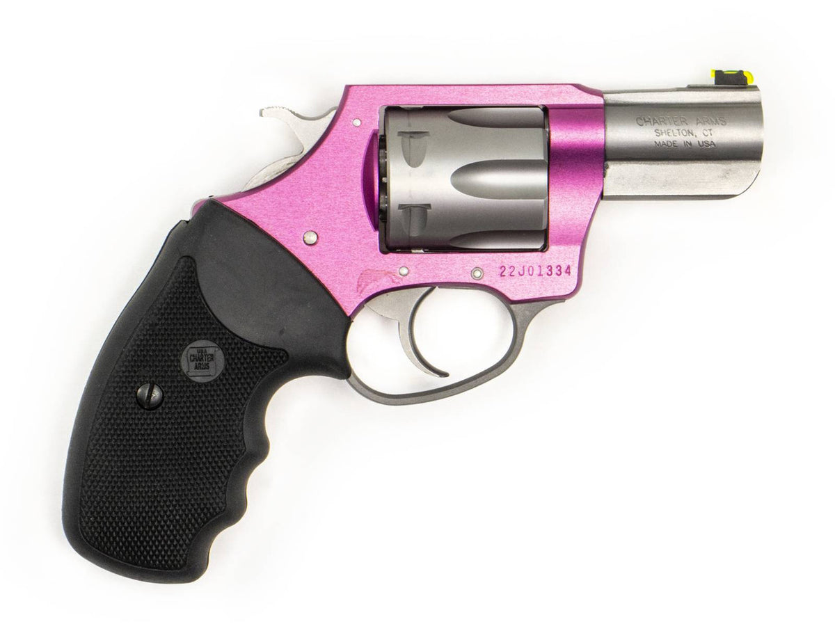Charter Arms Rosie .38 Special Stainless Steel / Pink Revolver