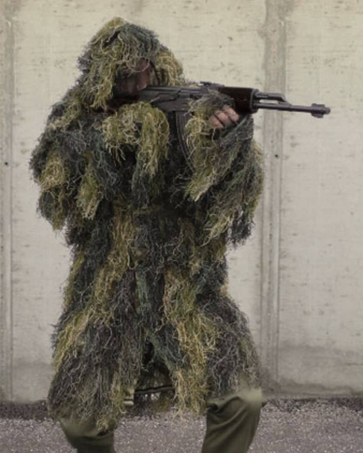 MIL-TEC® WOODLAND CAMO FR GHILLIE PARKA NEW - M/L