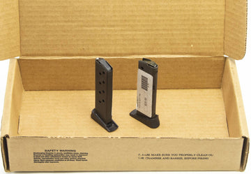 2 USED TAURUS PT25 25ACP, 7RD MAGS